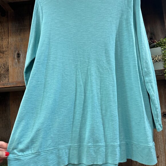 JJill Boat Neck Tunic Top SZ Large - Picture 4 of 6